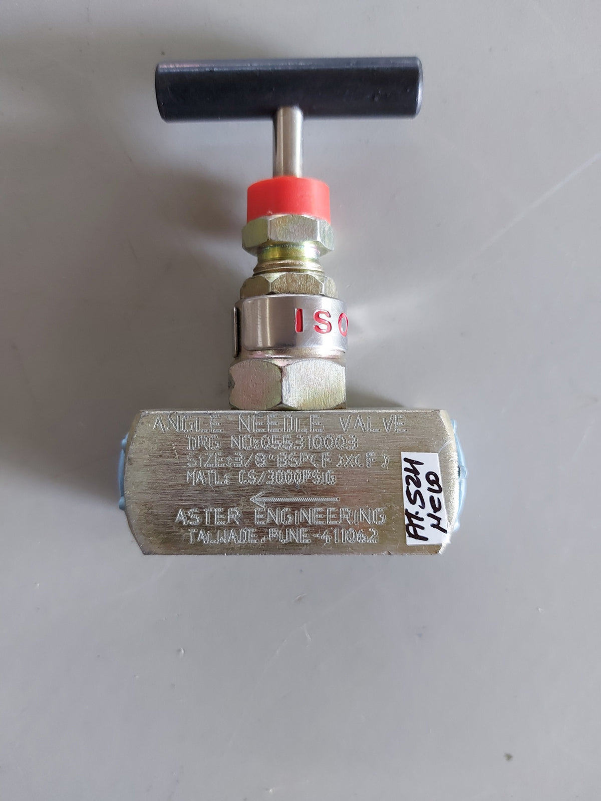 ASTER JEC33 ANGLE NEEDLE VALVE