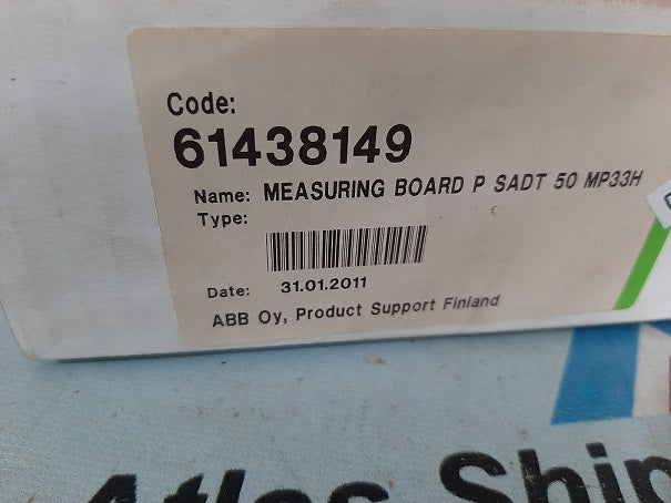 Abb 61438149 Measuring Board SADT50MP33H