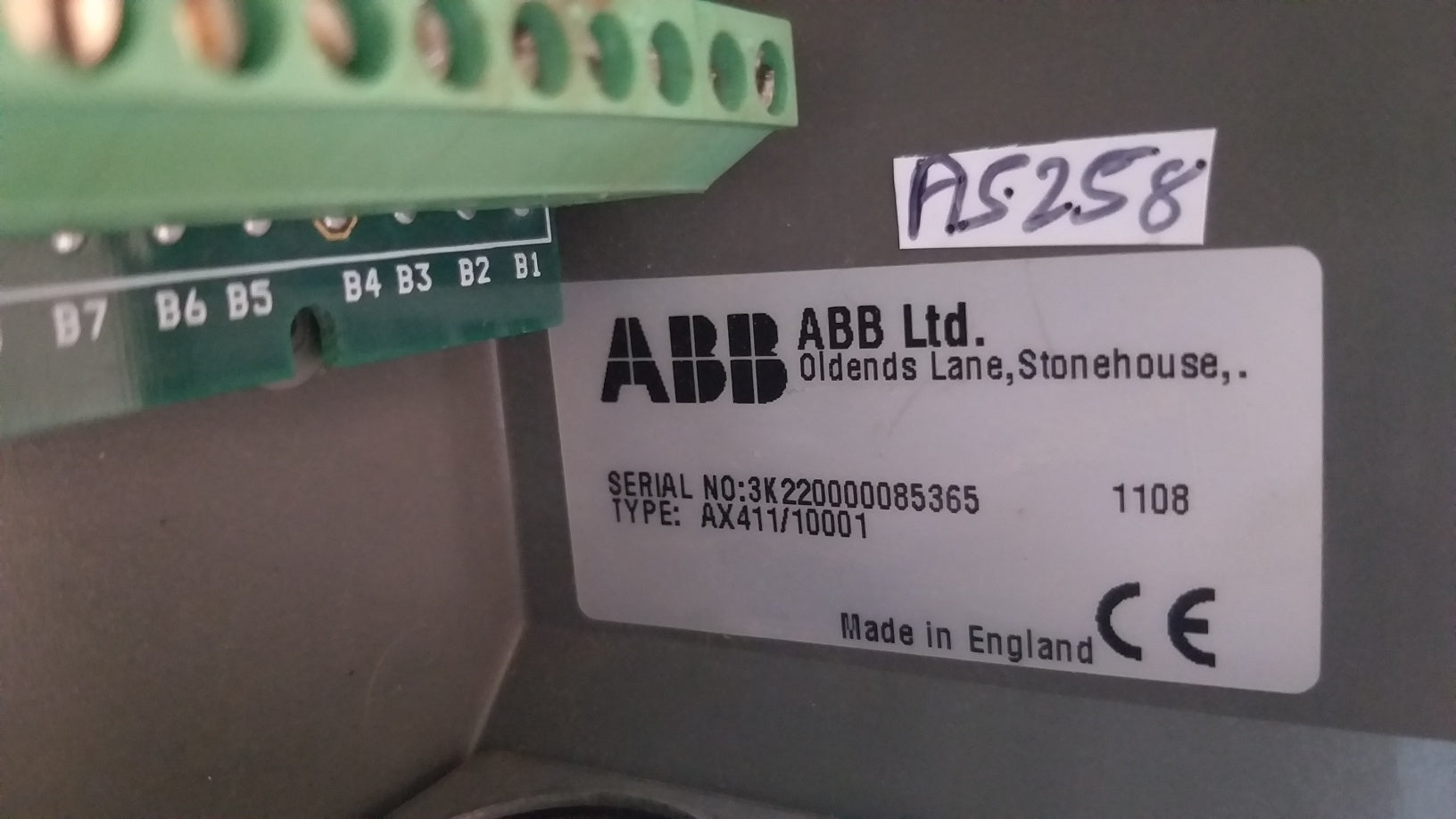 Abb AX400 Series Single And Dual Input Analyzers&nbsp;AX411/10001