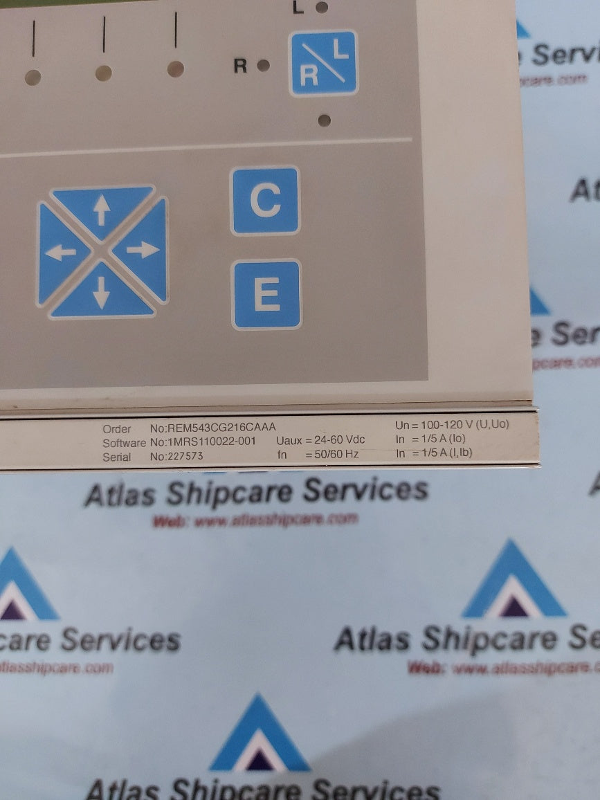 Abb REM543CG2160AAA Machine Terminal