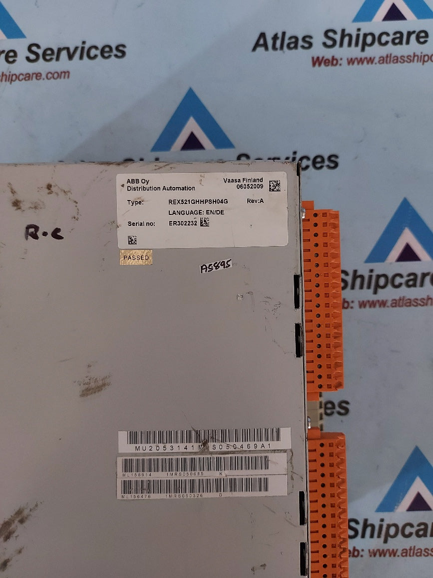Abb REX521GHHPSH04G Feeder Protection Relay