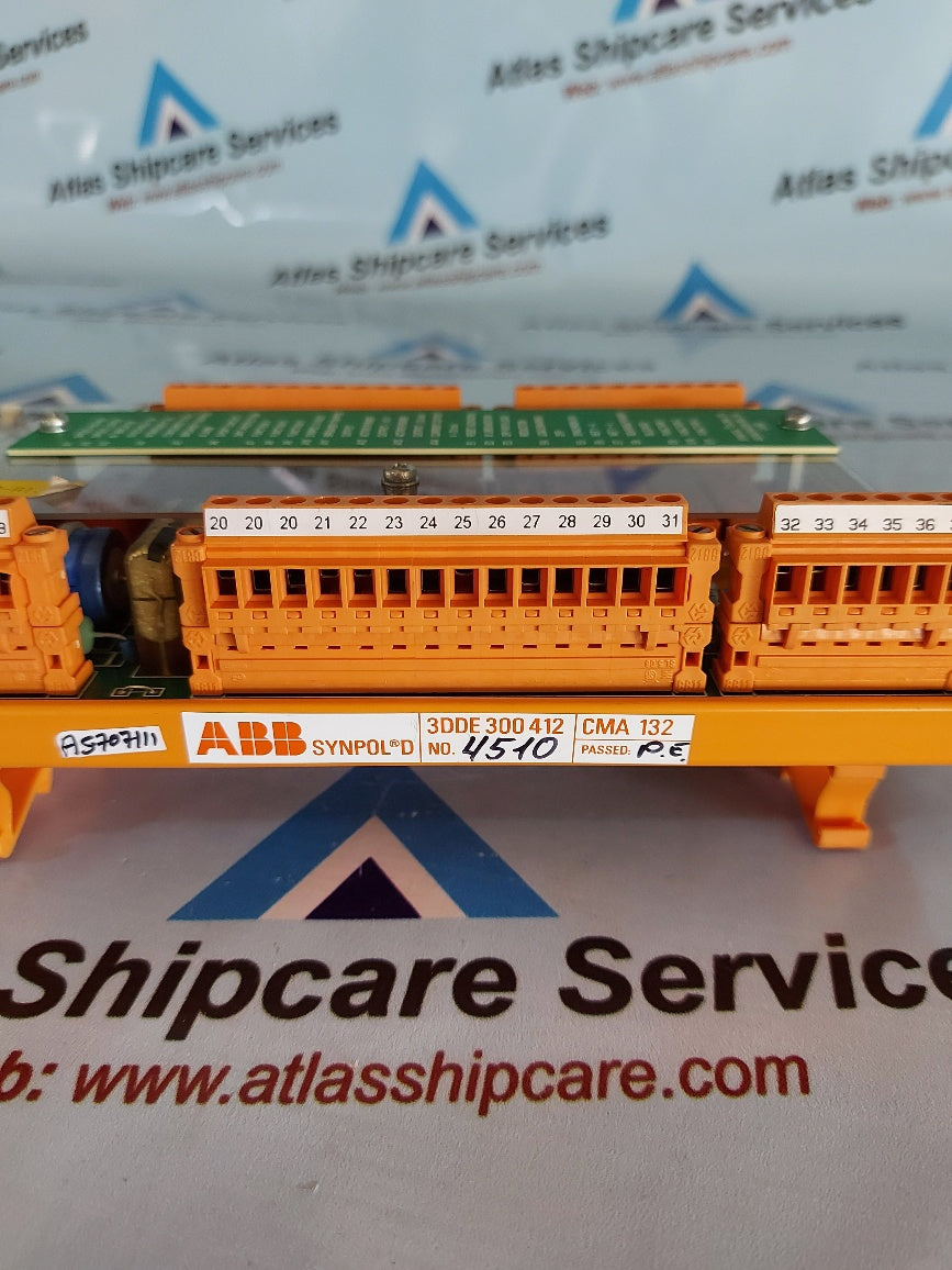 Abb Synpol D CMA 132 3DDE 300 412 Generator Relay Terminal Board
