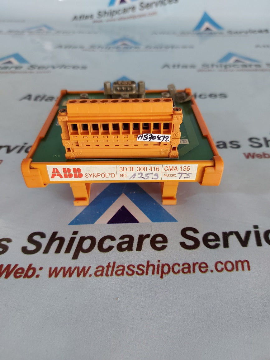 Abb Synpol D CMA 136 3DDE 300 416 Communication Control
