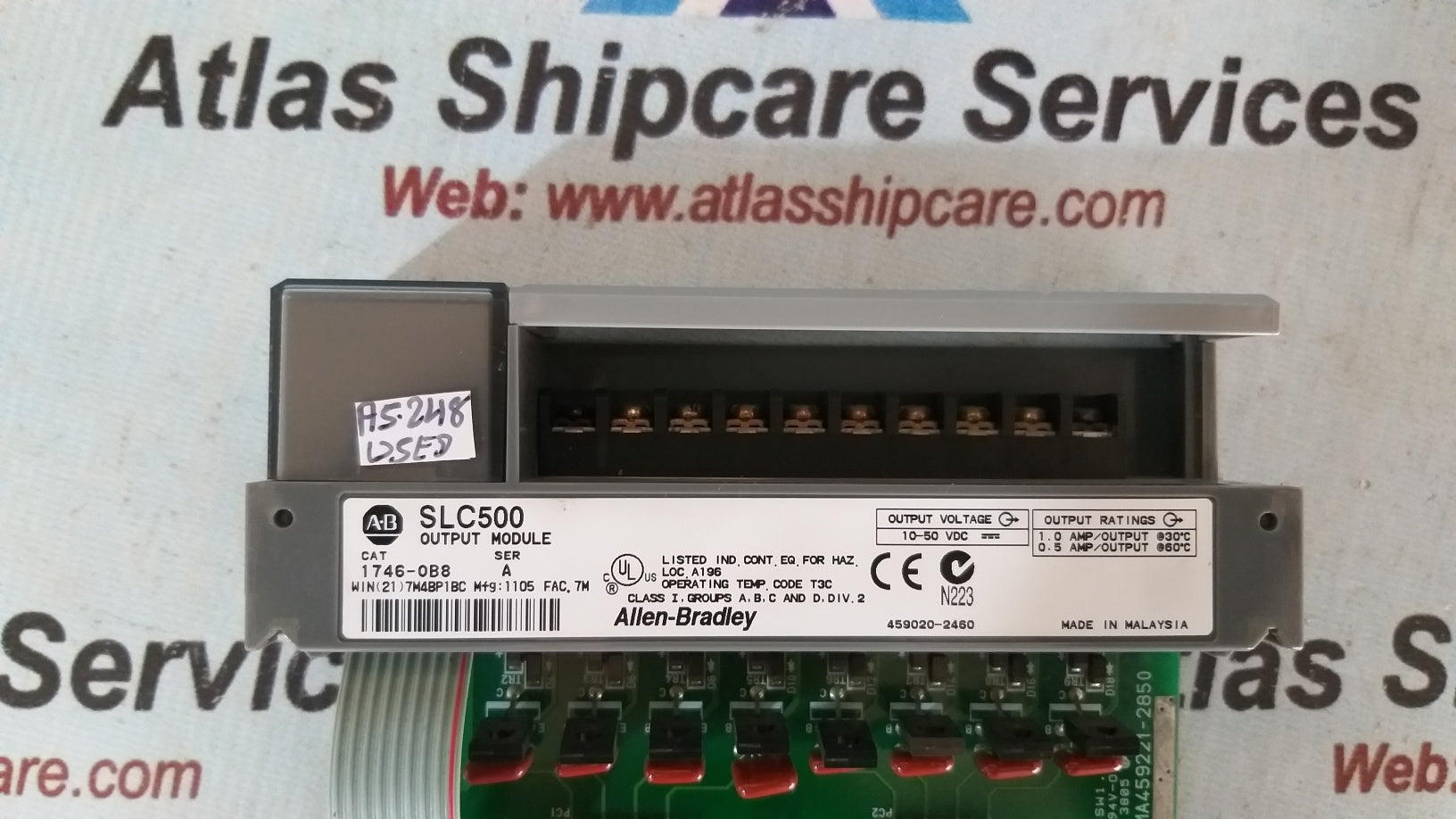 Allen-Bradley 1746-0B8 Ser.A SLC 500 Output Module