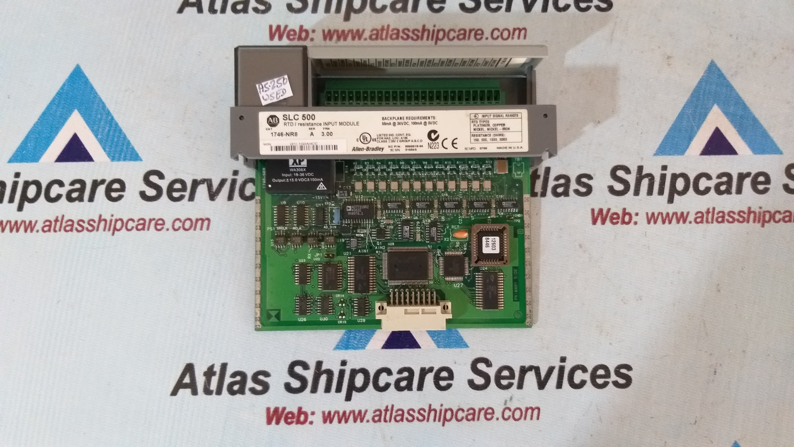 Allen-Bradley 1746-NR8 Slc 500 Rtd/Resistance Input Module&nbsp;Ser.A