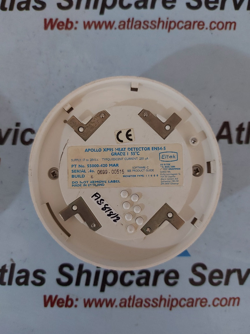 Apollo 55000-420 MAR XP95 Heat Detector EN54-5