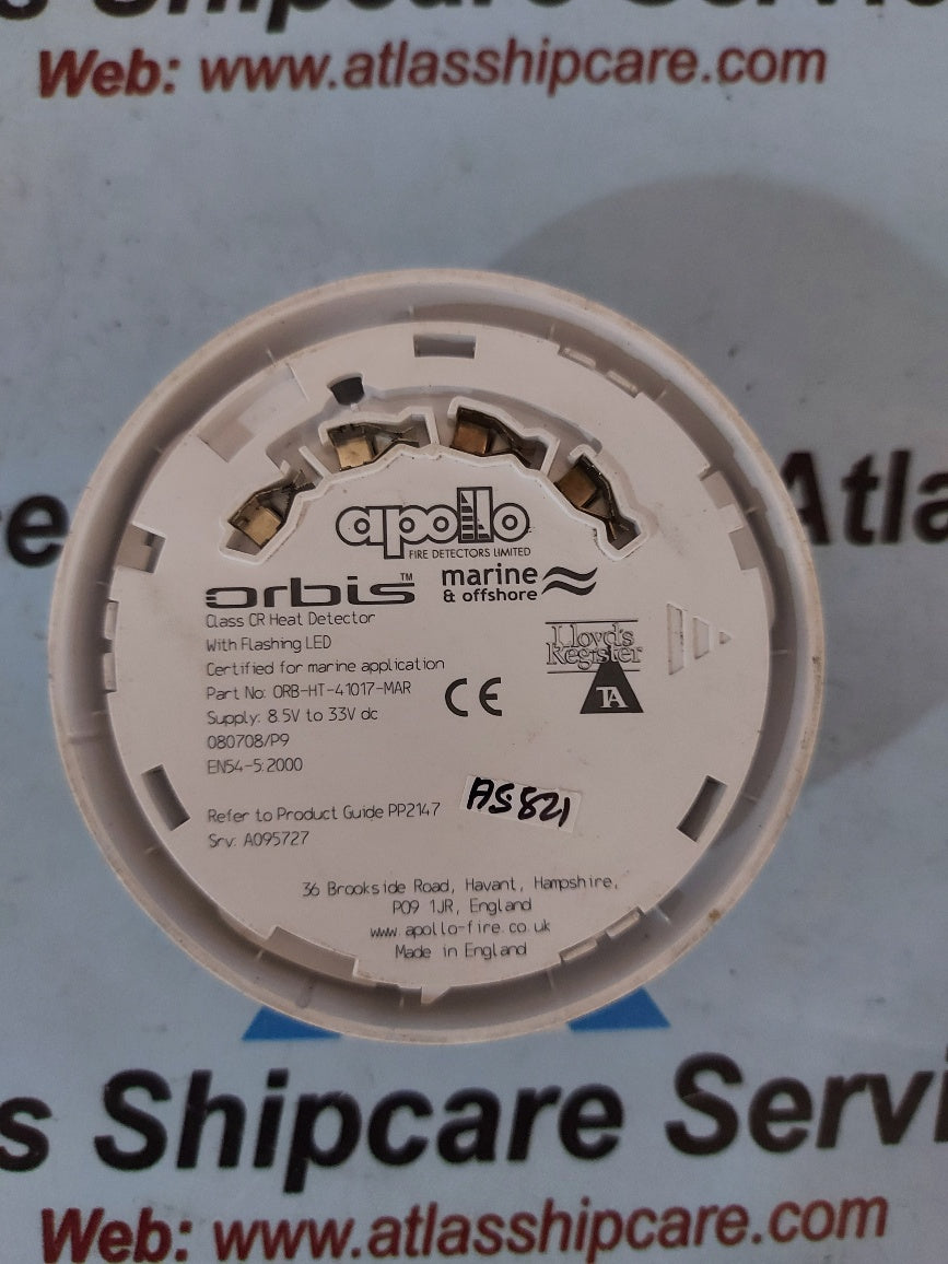 Apollo Orbis Marine ORB-HT-41017-MAR CR Heat Detector With Flashing LED