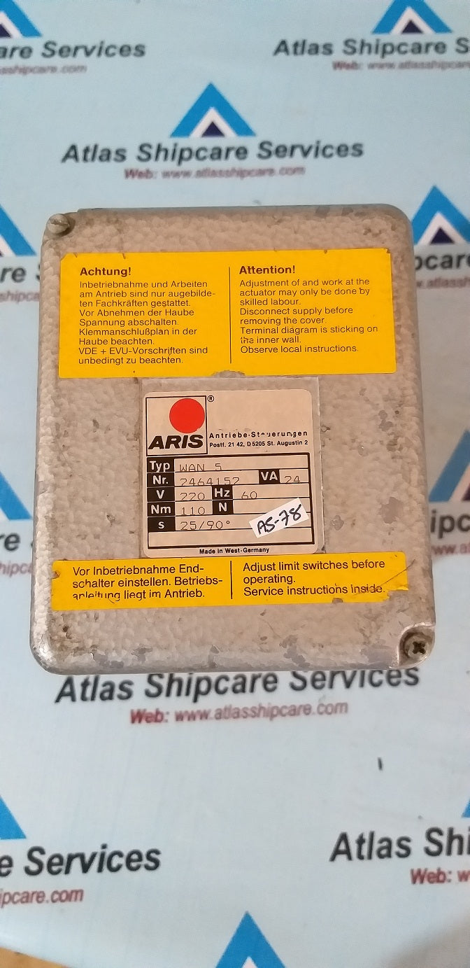 Aris WAN 5 Rotary And Part-Turn Actuator