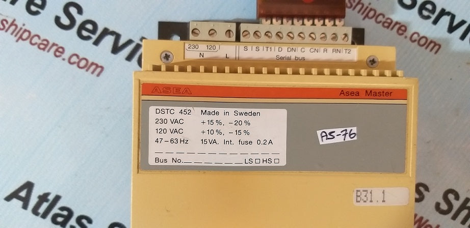 Asea DSTC 452 Master Fieldbus Modem