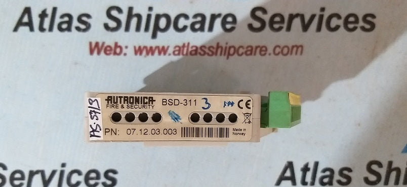 Autronica BSD-311 Loop Driver Module&nbsp;PN : 07.12.03.003