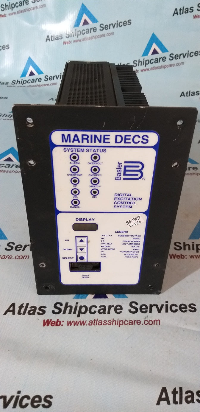 Basler DECS125-15 Digital Excitation Control System Version 2.0.9