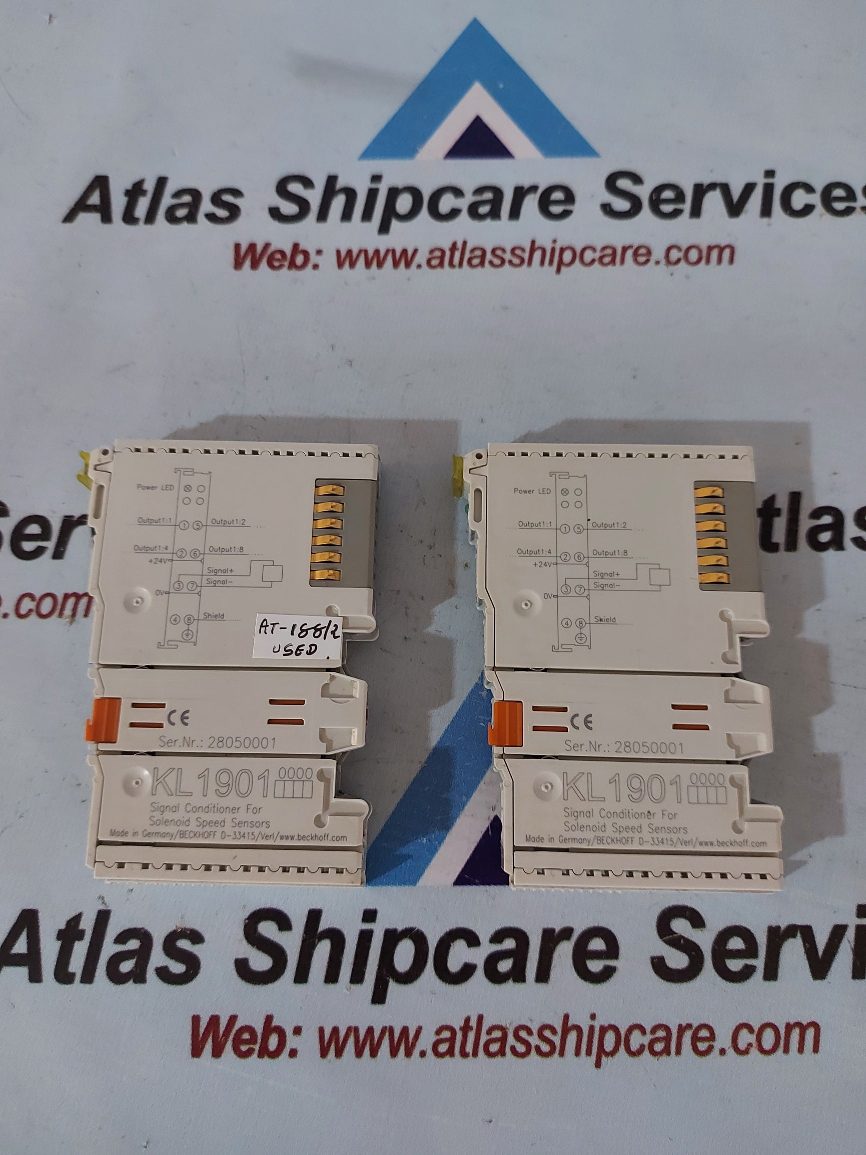 Beckhoff KL 1901 Signal Conditioner For Solenoid Speed Sensor