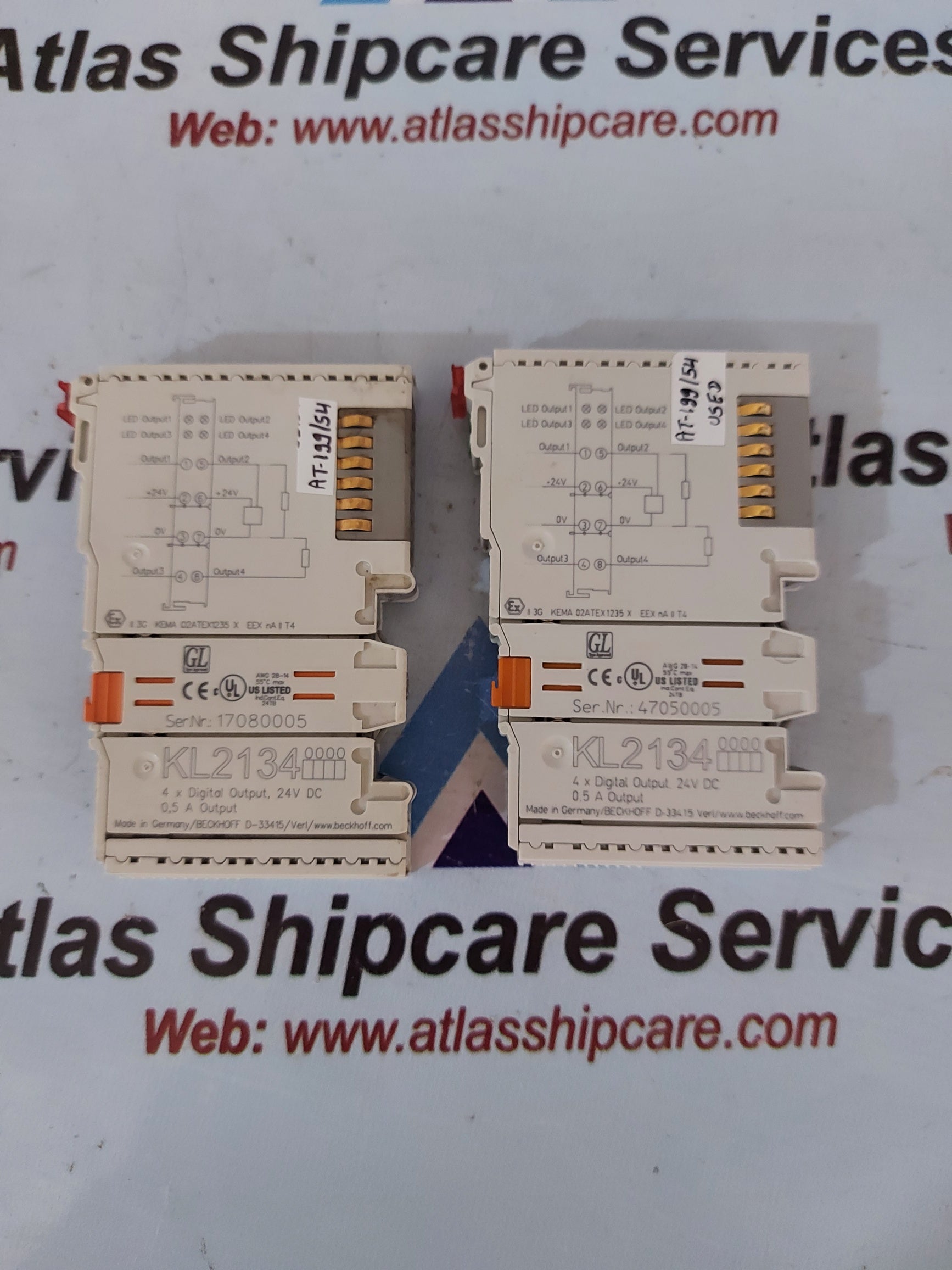 Beckhoff KL2134 4-Channel Digital Output Terminal 24Vdc