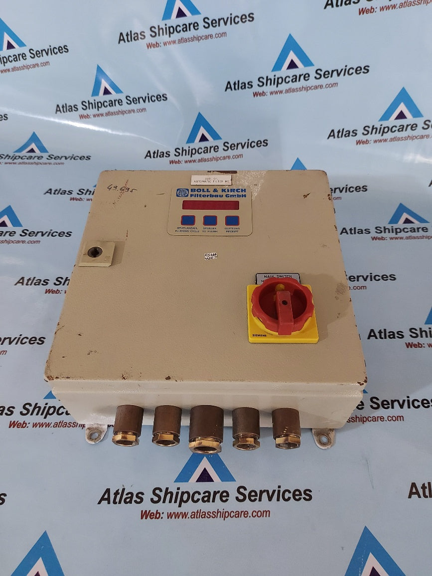 Boll & Kirch Lub, Oil Automatic Filter Controller
