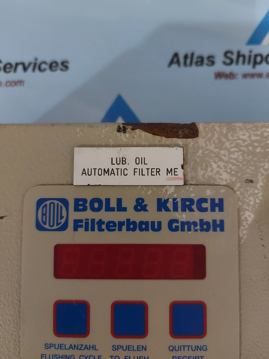 Boll & Kirch Lub, Oil Automatic Filter Controller