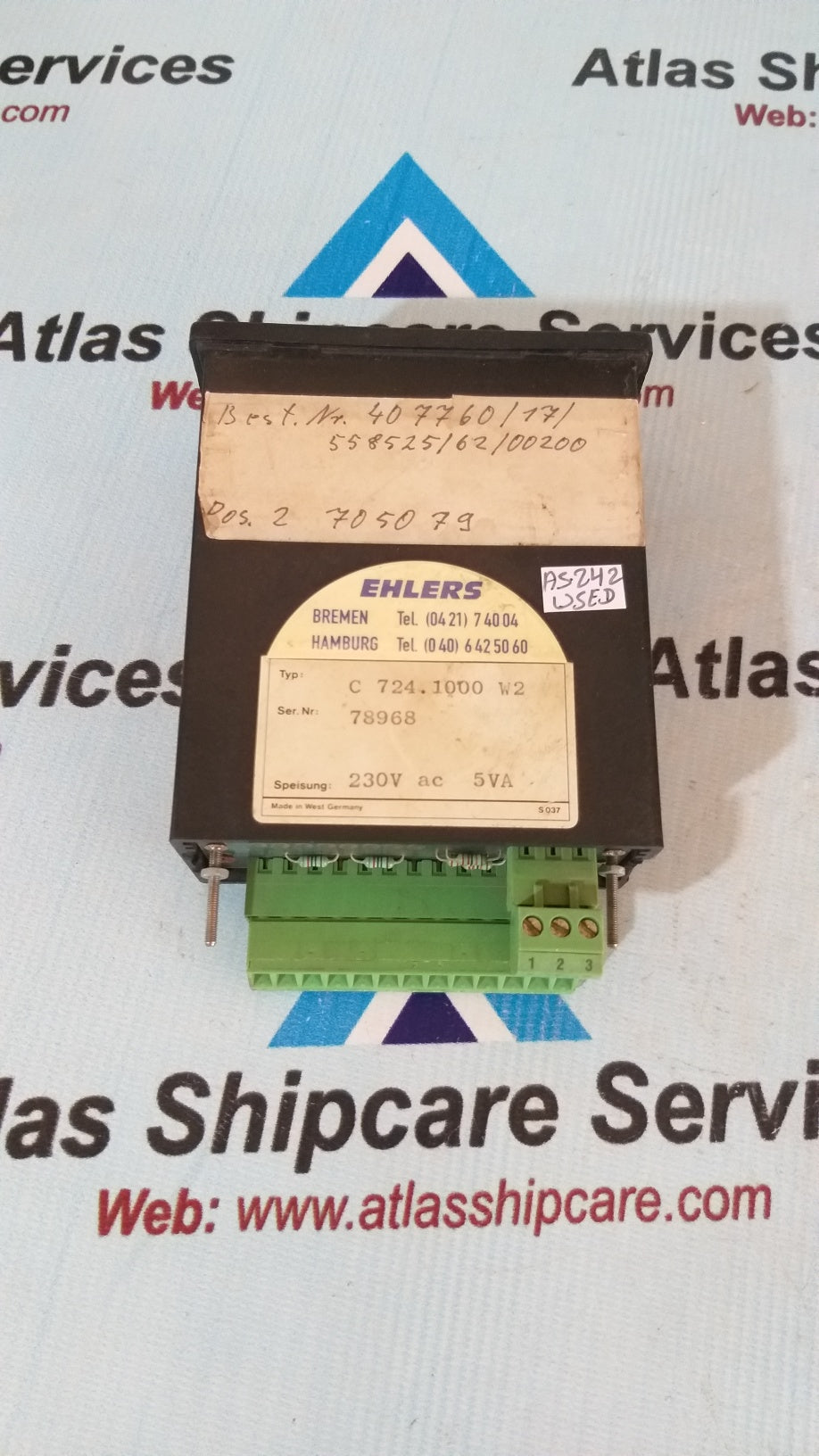 Braun Gmbh C 724 Turbine Speed Controller&nbsp;C 724.1000 W2