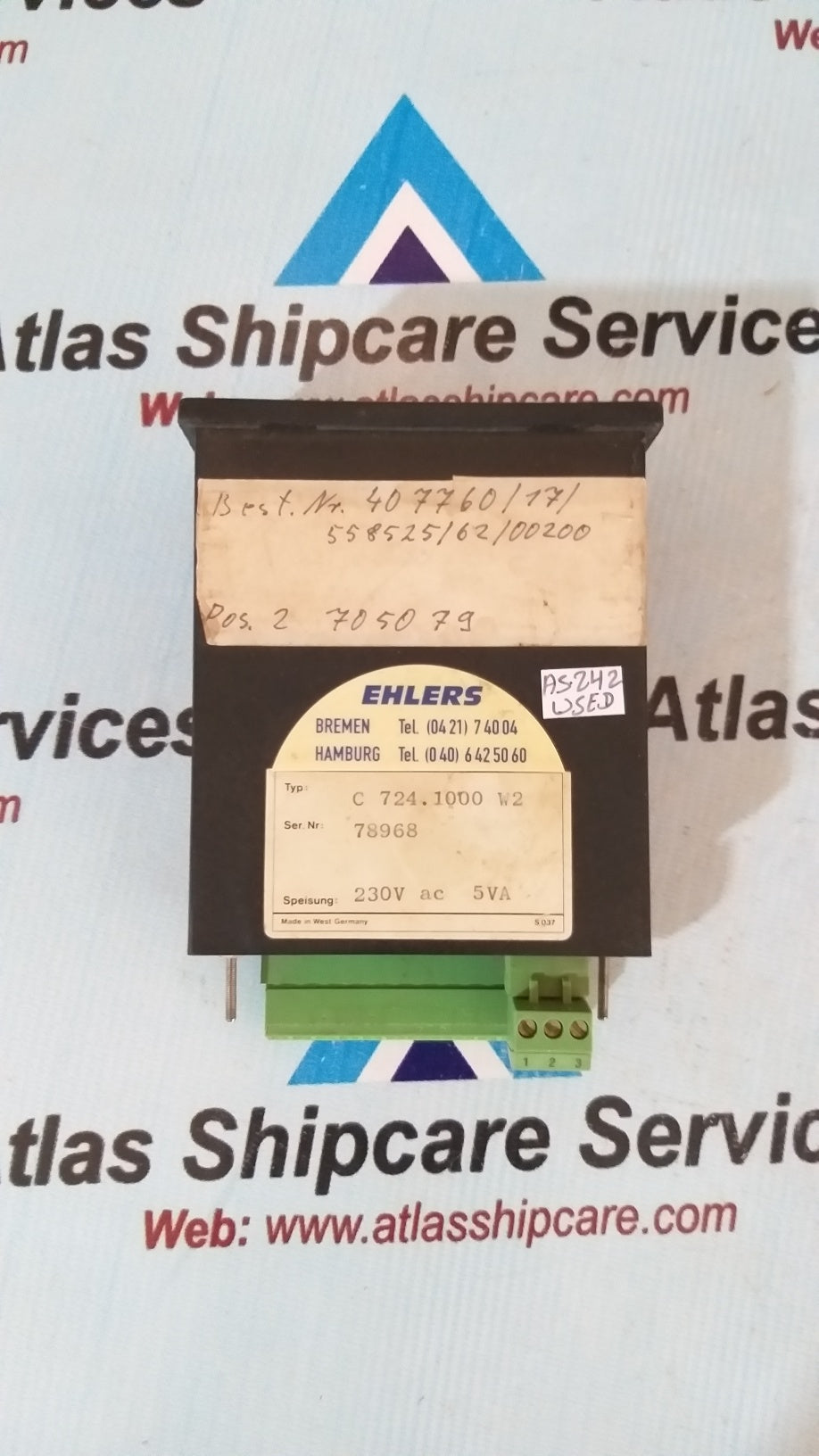 Braun Gmbh C 724 Turbine Speed Controller&nbsp;C 724.1000 W2