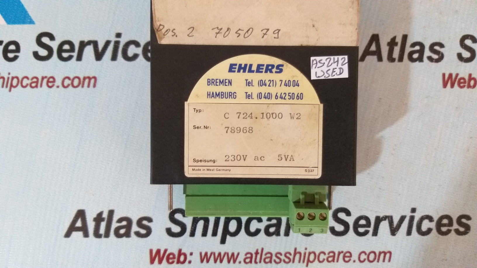Braun Gmbh C 724 Turbine Speed Controller&nbsp;C 724.1000 W2
