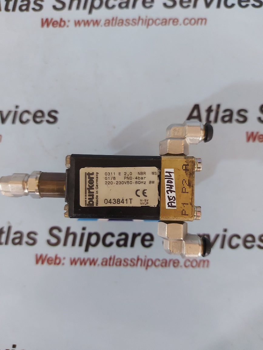 Burkert 0311 E 2,0 NBR MS Solenoid Valve