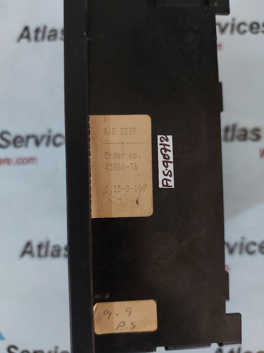 Deif 0 To 2048 kVar voltage Meter