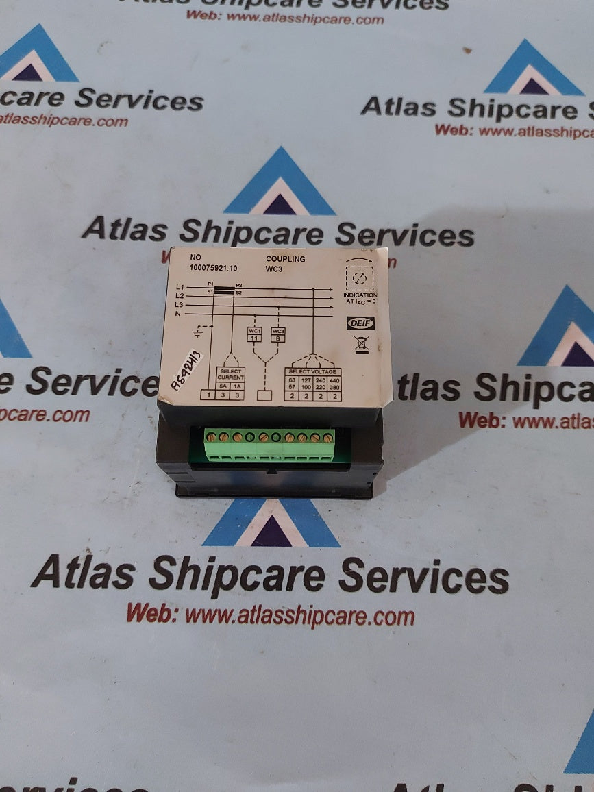 Deif 100075921.10 Insulation Monitor