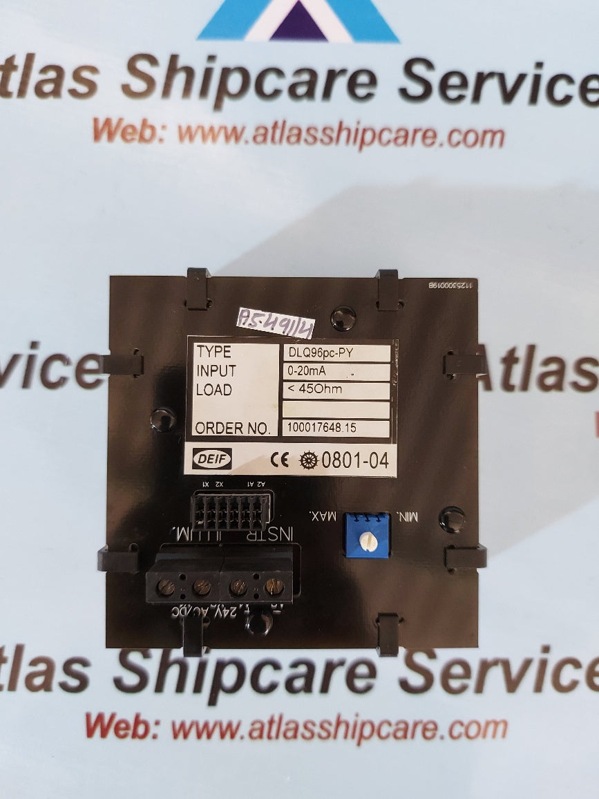 Deif DLQ96pc-PY Rudder Angle Indication System