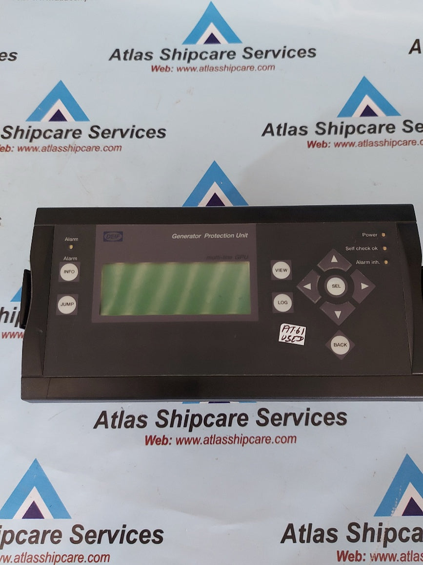 Deif Multi-Line GPU/2/GS Generator Protection Unit