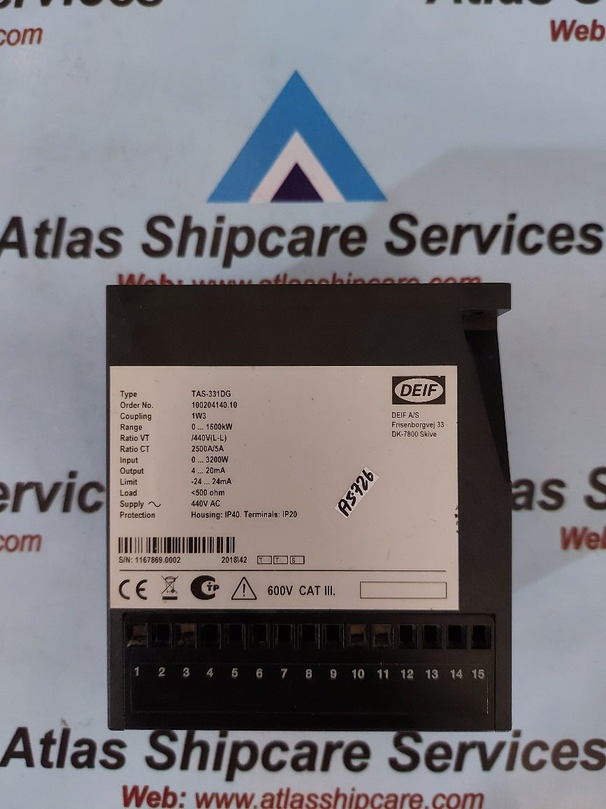 Deif TAS-331DG Selectable Transducer 100204140.10