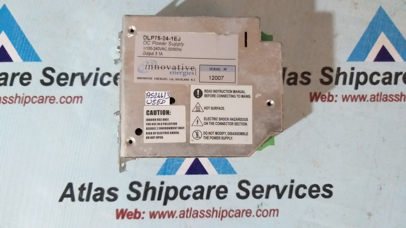 Densei-Lambda DLP75-27-1/EJ DC Power Supply&nbsp;100-120VAC 1.9A