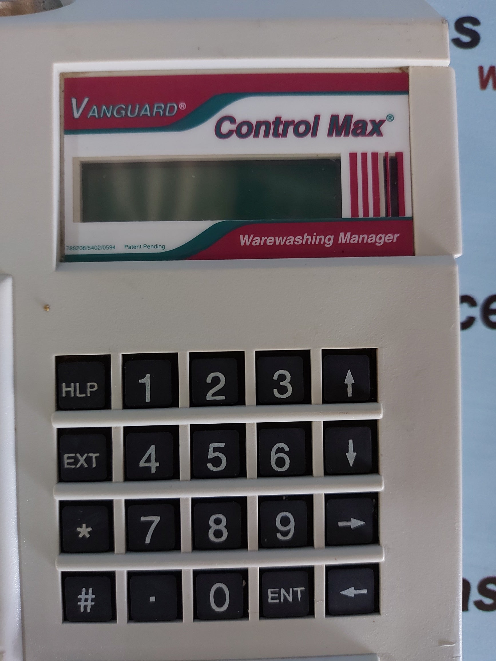 ECOLAB VANGUARD CONTROL MAX WAREWASHING MANAGER