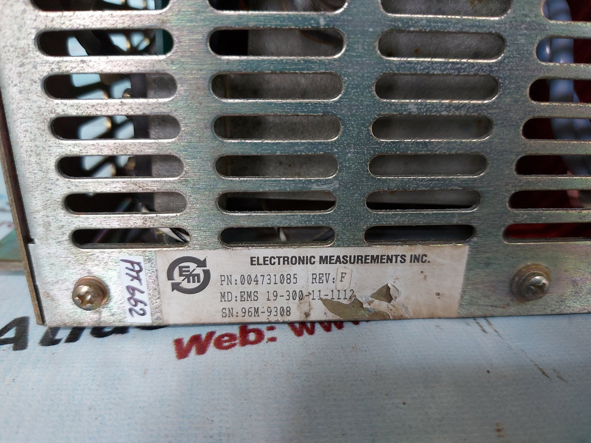 ELECTRONIC MEASUREMENT 004731085 REV.F