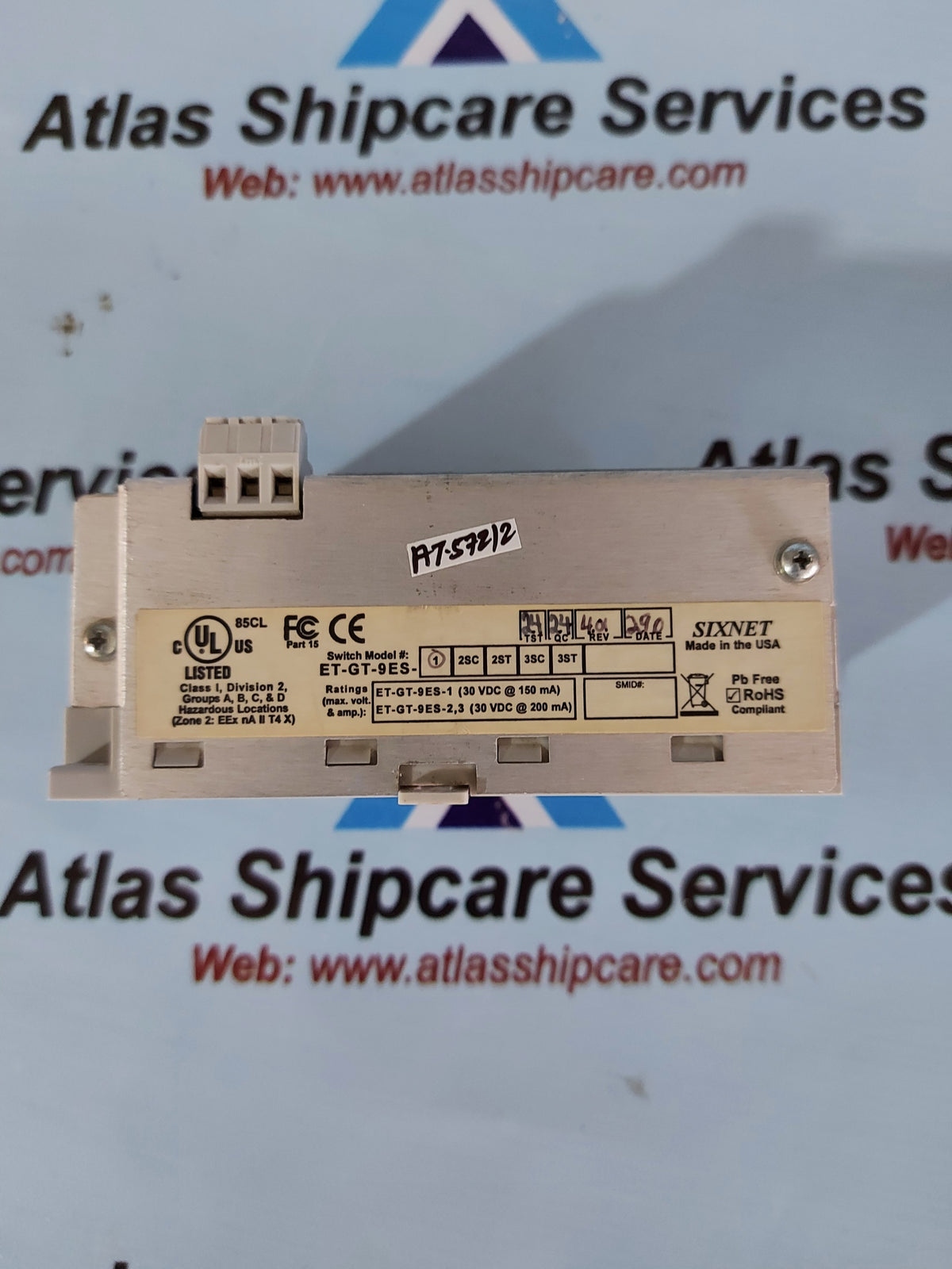 ETHERTRAK ET-GT-9ES INDUSTRIAL ETHERNET REAL-TIME SWITCH