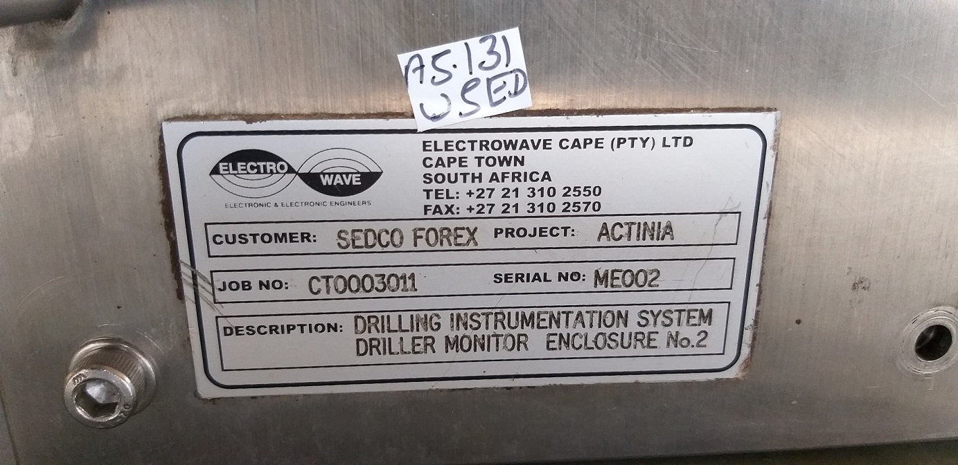 Electrowave SEDCO FOREX Drilling Instrumentation System