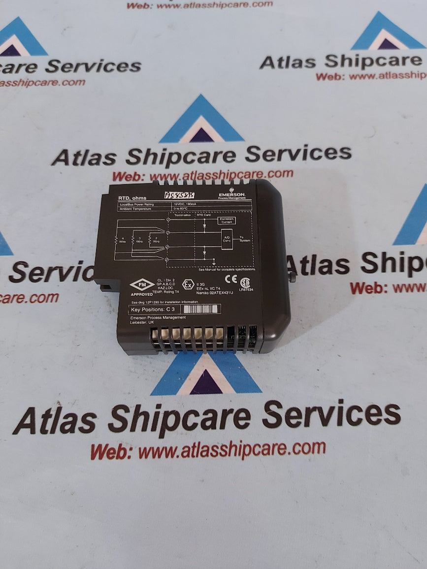 Emerson Deltav KJ3002X1-BF1 RTD Ohms Module