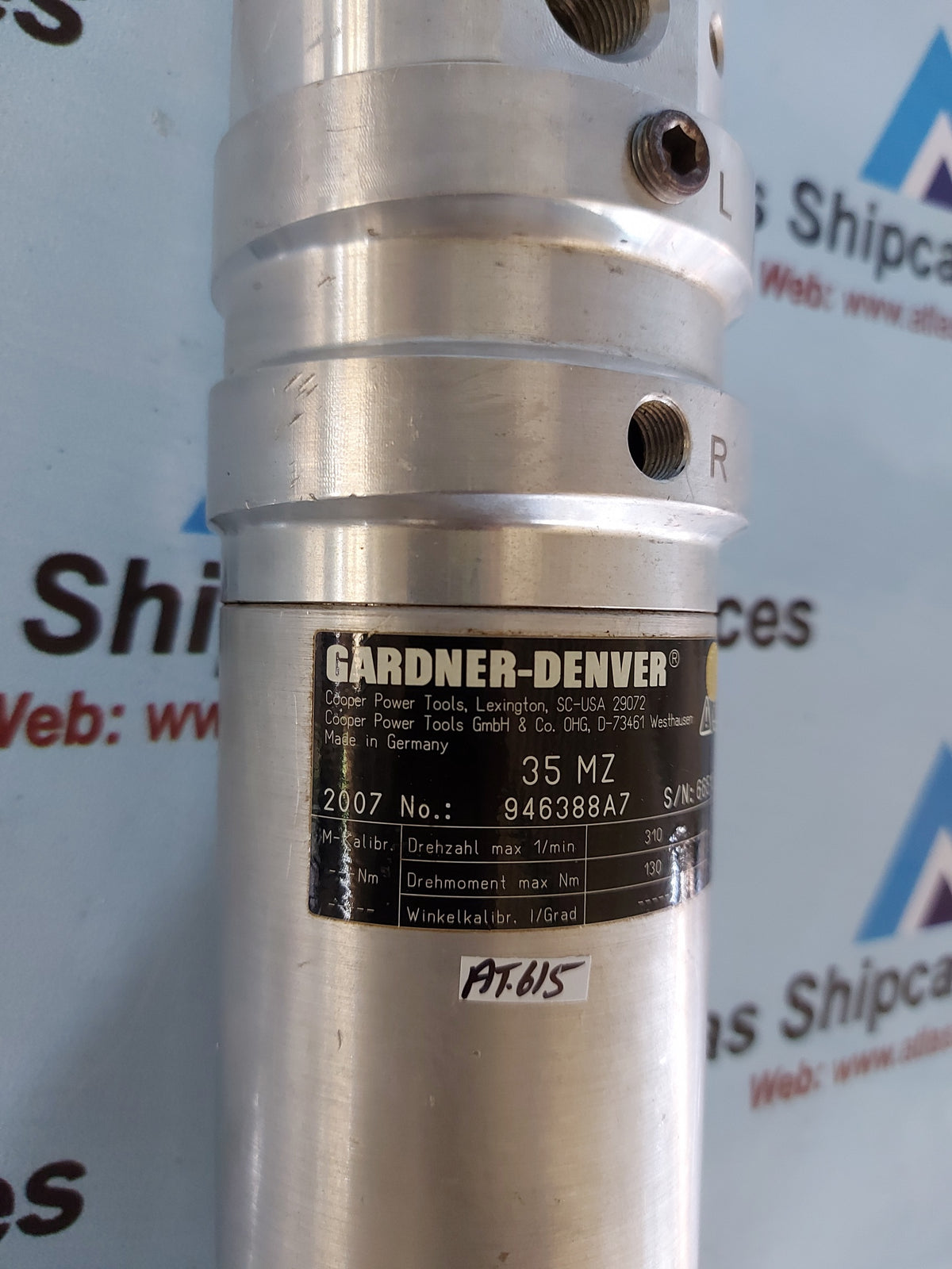 GARDNER-DENVER COOPER AIR MOTOR VANE MOTOR 35MZ 946388A7