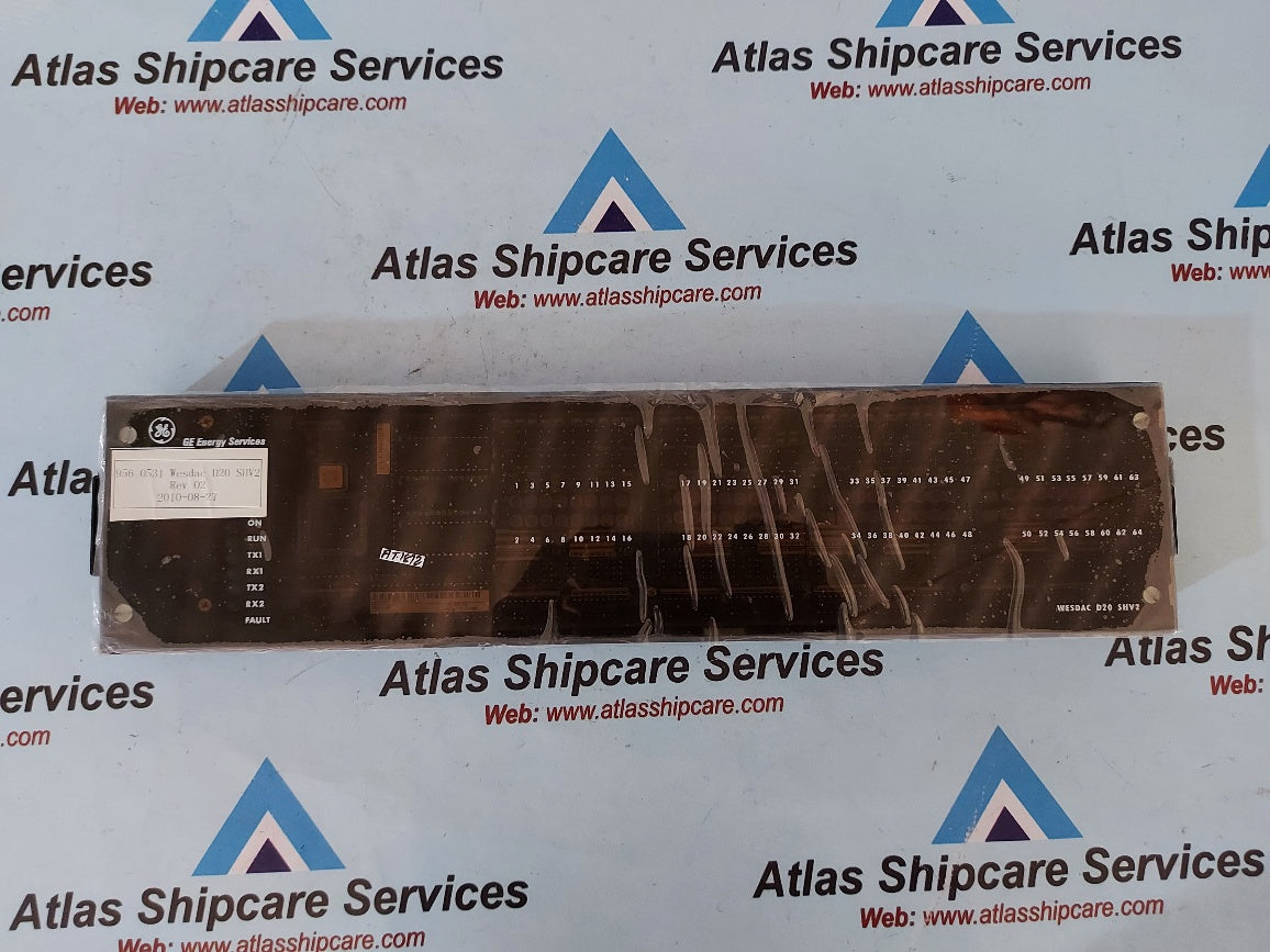 Ge Energy Services WESDAC D20 SHV2 Logic Panel