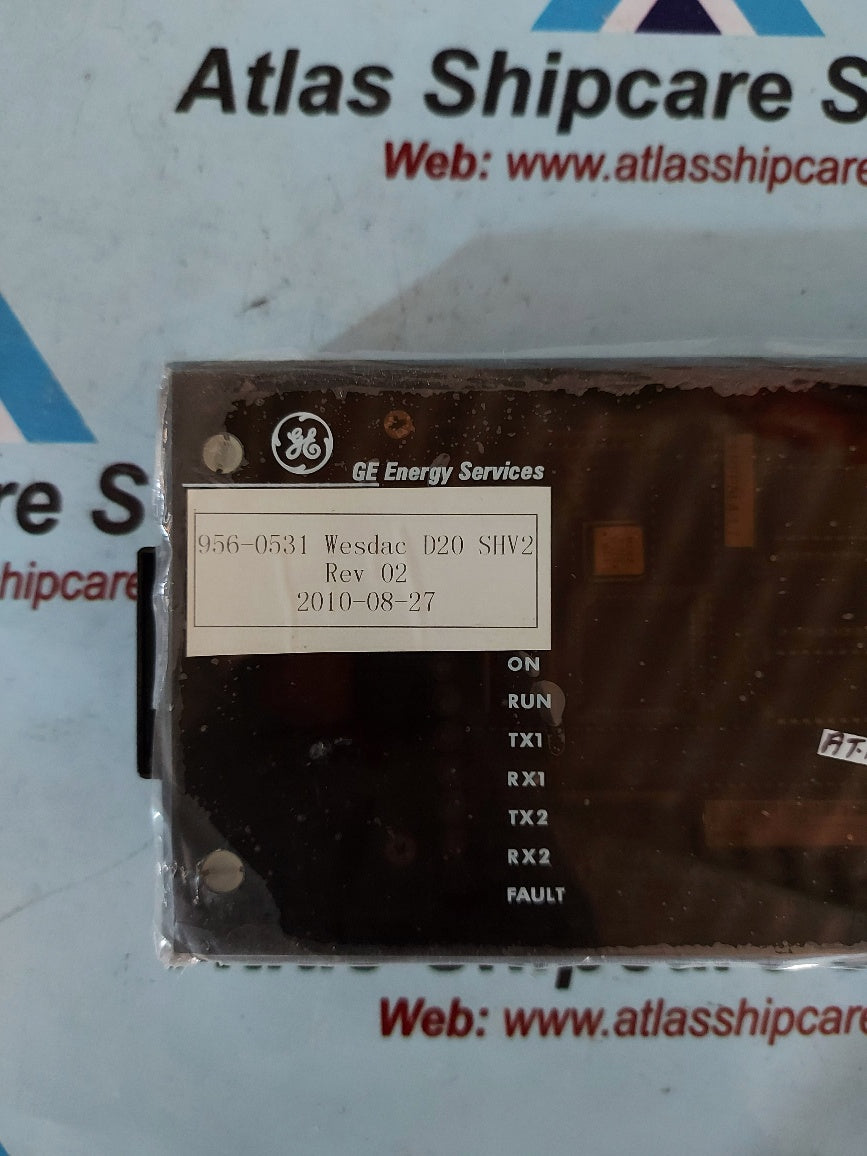 Ge Energy Services WESDAC D20 SHV2 Logic Panel