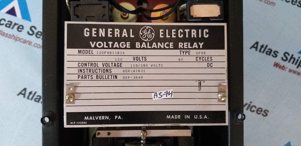 General Electric CFVB Voltage Balance Relay – Atlas Shipcare Services