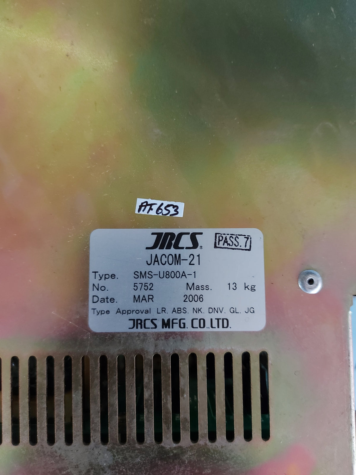 JRCS JACOM-21 JMC-SMS-25 AUTOMATIC GENERATOR CONTROLLER