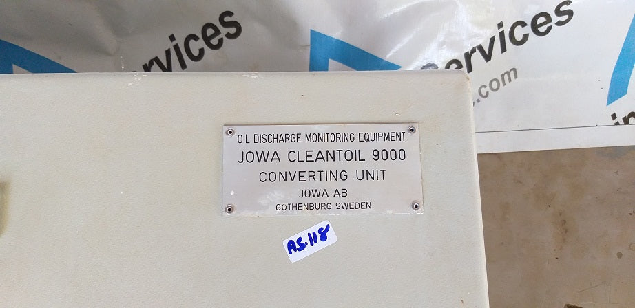 Jowa Cleantoil 9000 Oil Discharge Monitoring Converting Unit