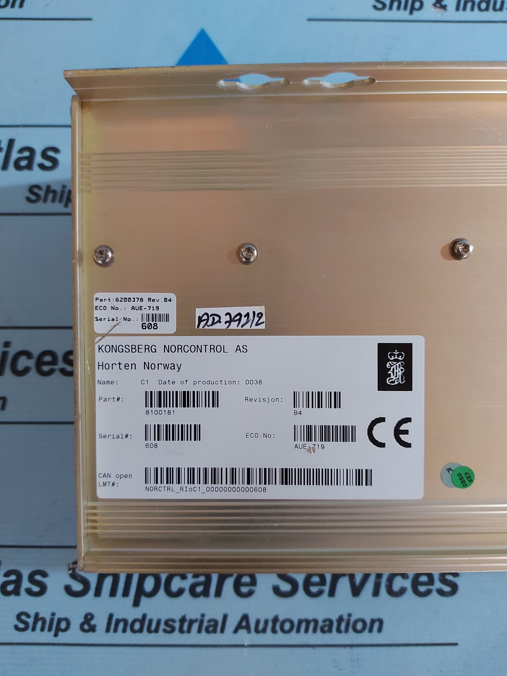 KONGSBERG C1 8100181 CONTROLLER REV.B4