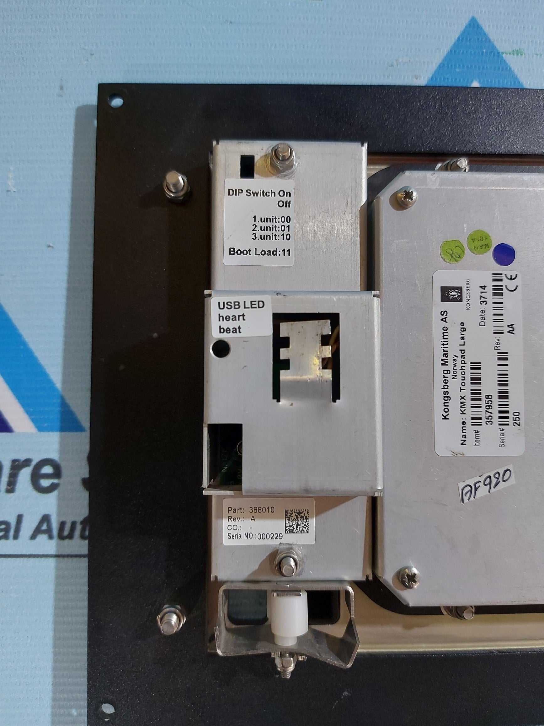 KONGSBERG KMX TOUCHPAD LARGE PANEL 388010 357958