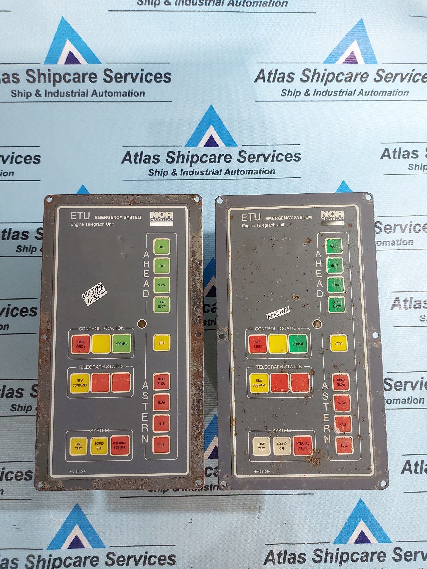 Telegraph Unit KONGSBERG NORCONTROL ETU 002 ENGINE TELEGRAPH UNIT – Atlas Shipcare ...