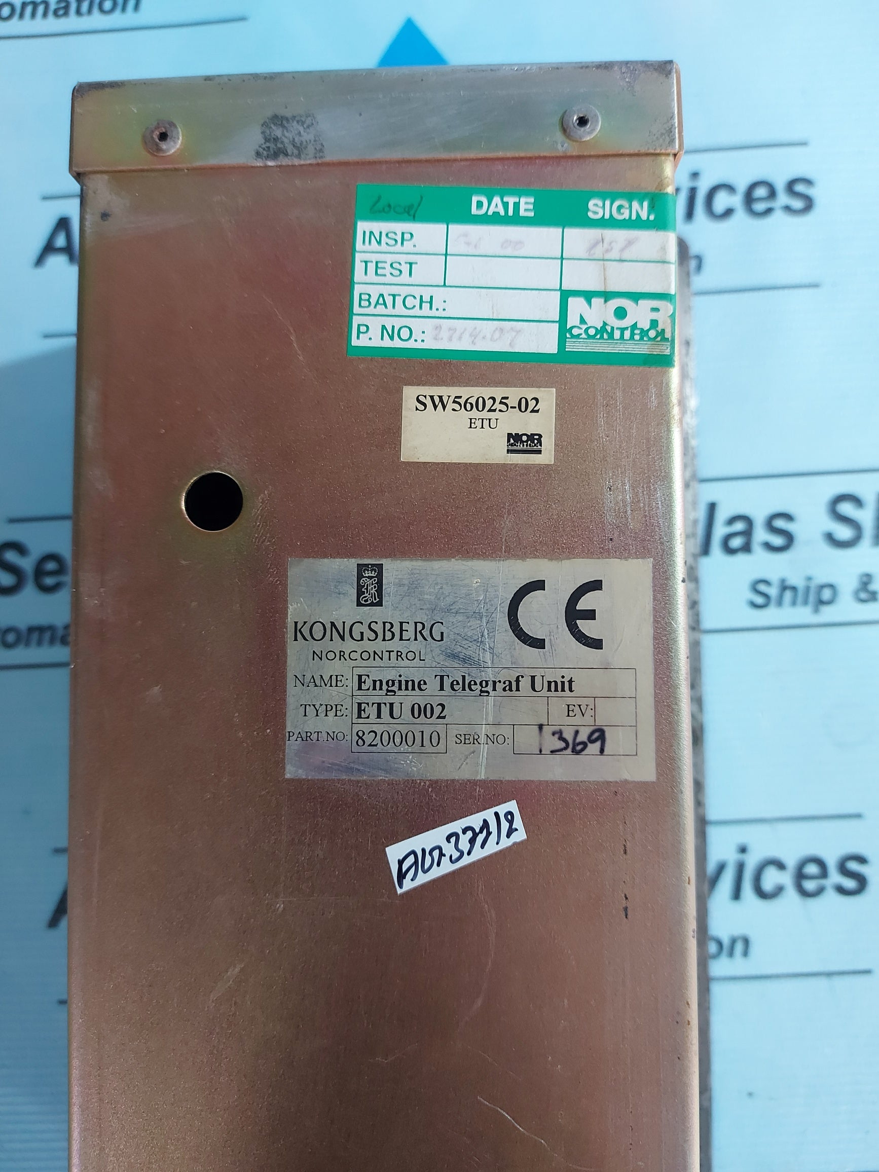 KONGSBERG NORCONTROL ETU 002 ENGINE TELEGRAPH UNIT