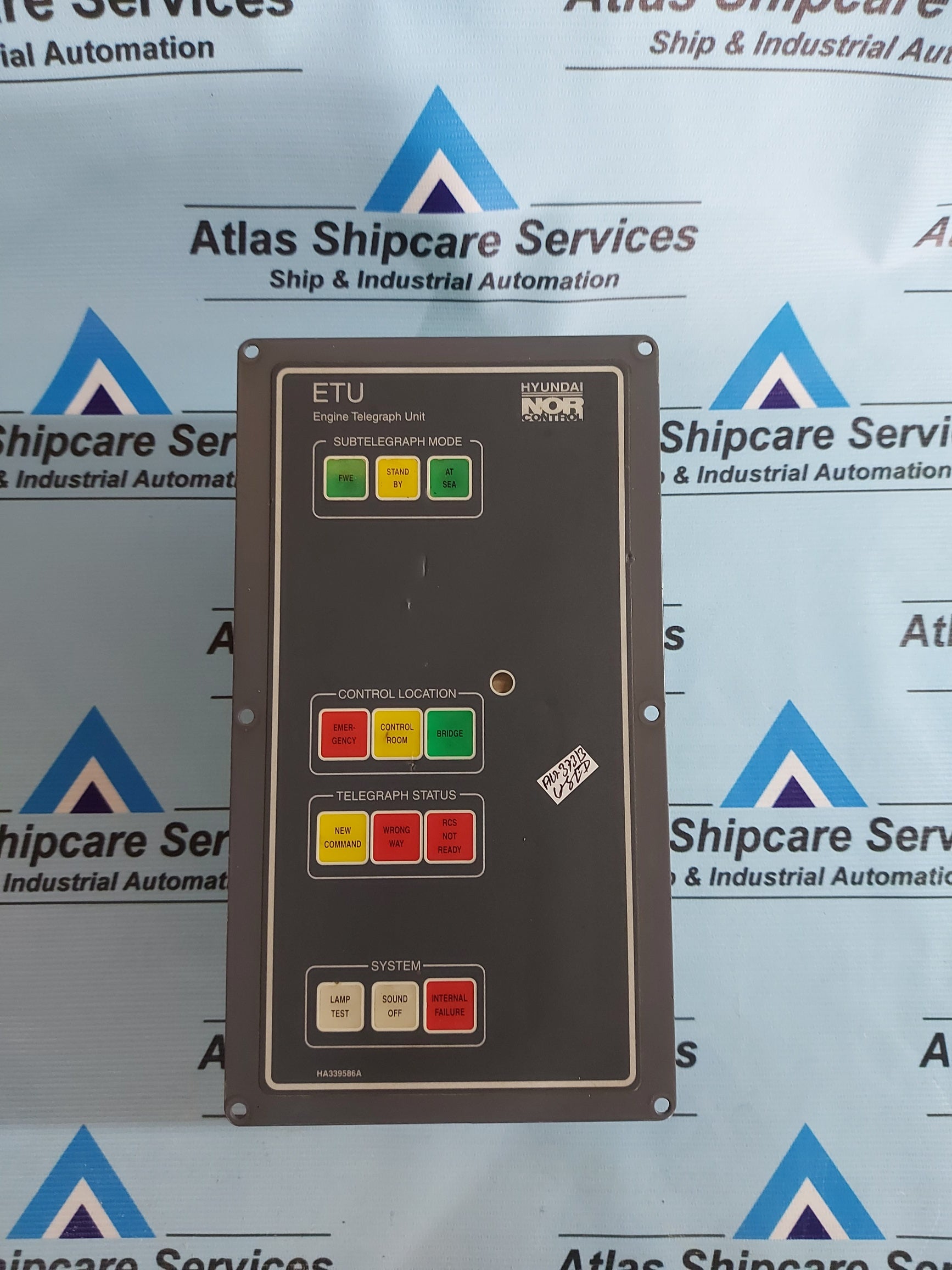 Telegraph Unit KONGSBERG NORCONTROL ETU 003 ENGINE TELEGRAPH UNIT – Atlas Shipcare ...
