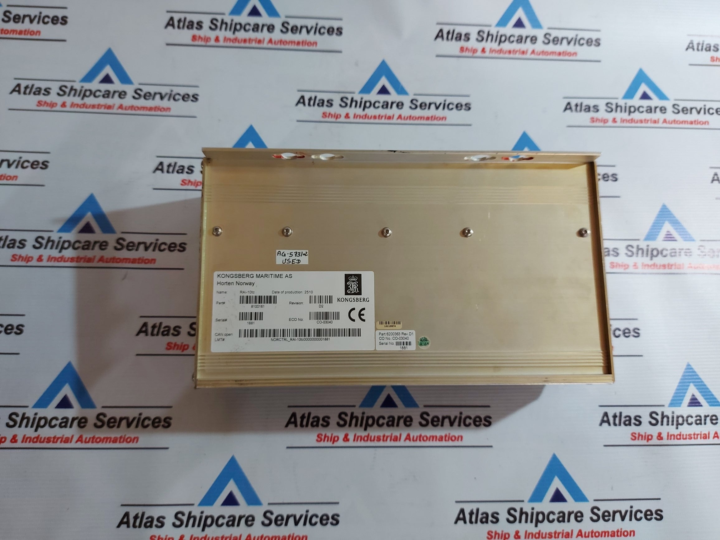 KONGSBERG RAi-10tc REMOTE ANALOG INPUT 8100161