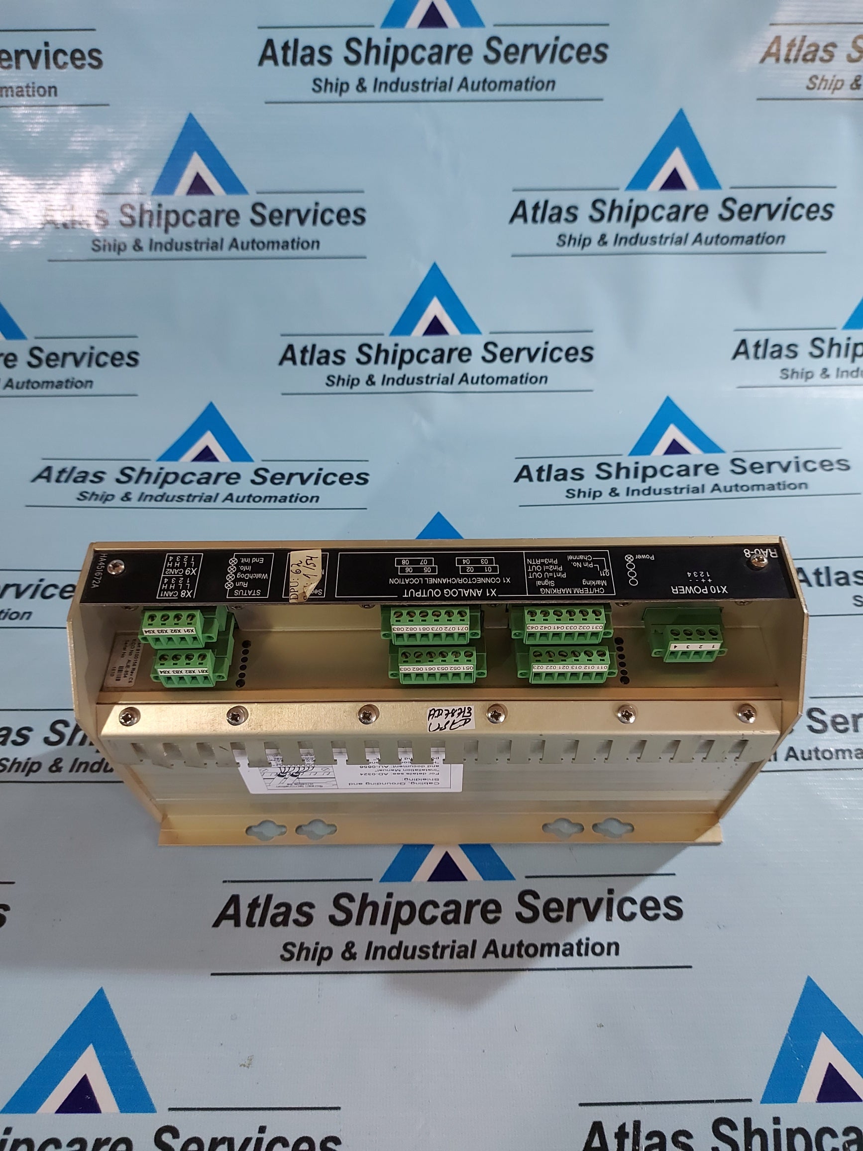 KONGSBERG RAo-8 8100153 REMOTE ANALOG OUTPUT MODULE REV.C7