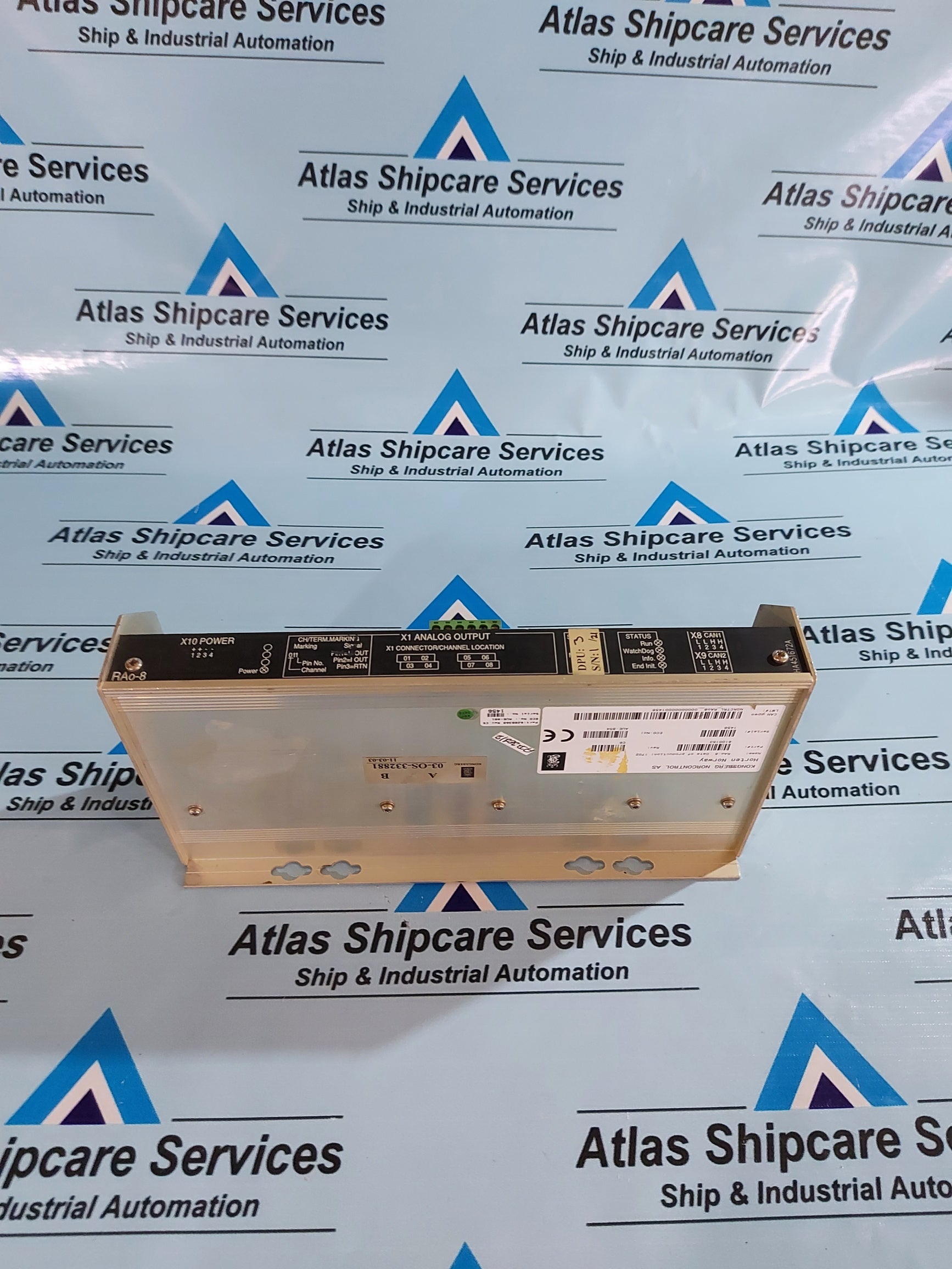 KONGSBERG RAo-8 8100153 REMOTE ANALOG OUTPUT MODULE REV.C6