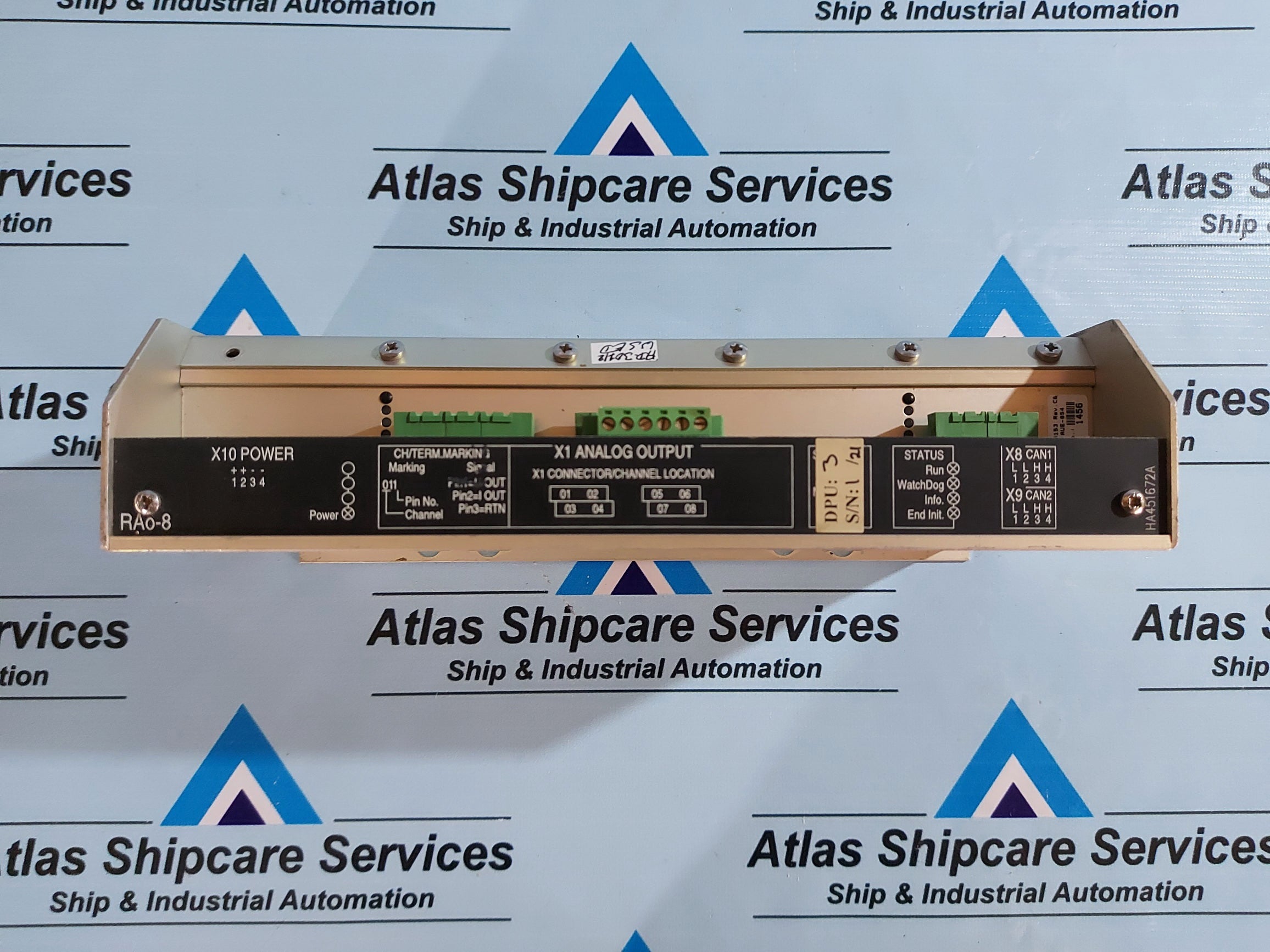 KONGSBERG RAo-8 8100153 REMOTE ANALOG OUTPUT MODULE REV.C6