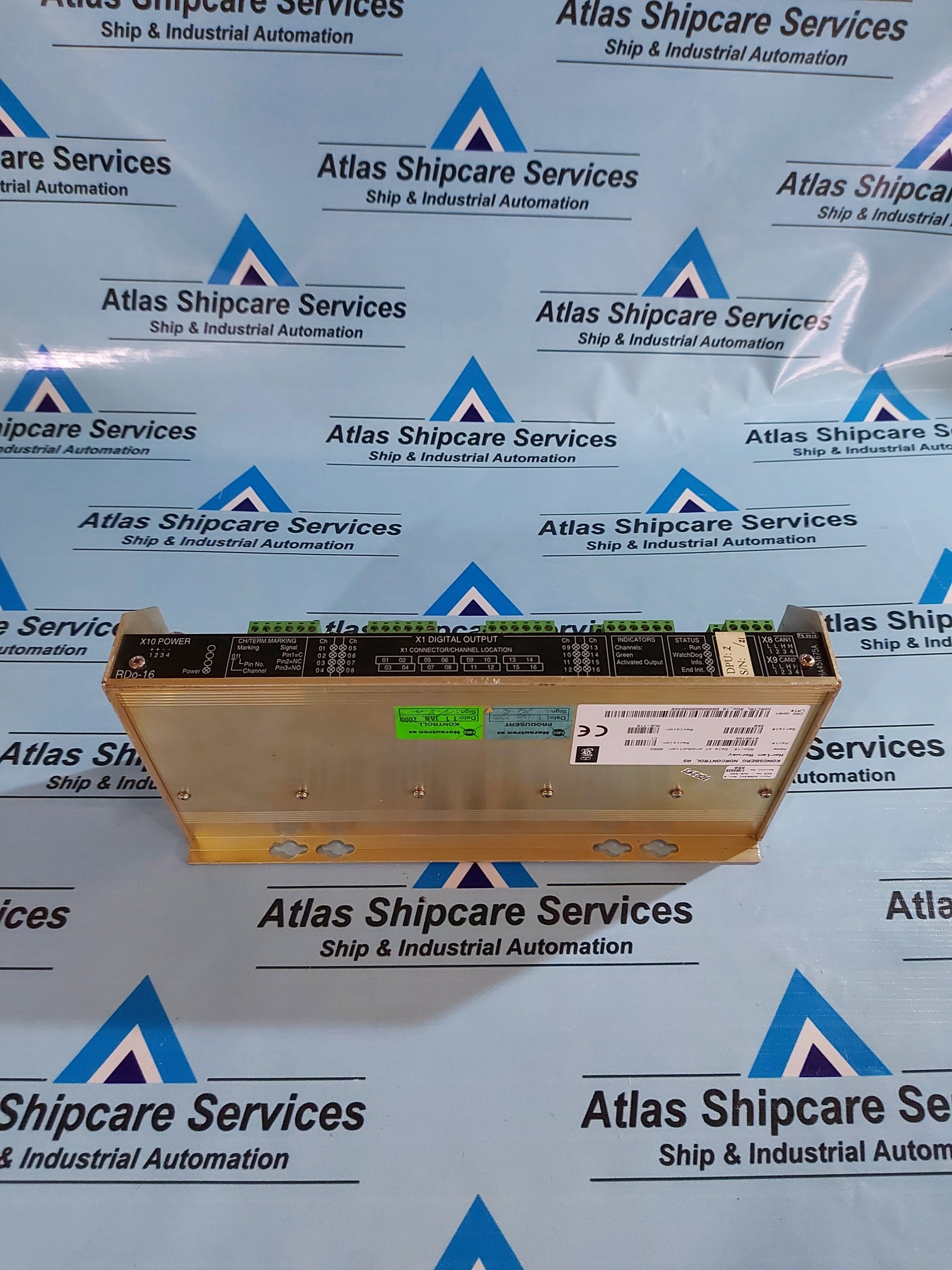 KONGSBERG RDo-16 8100155 REMOTE DIGITAL OUTPUT MODULE REV.C1
